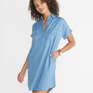 Marine Layer Chambray Dress, XS